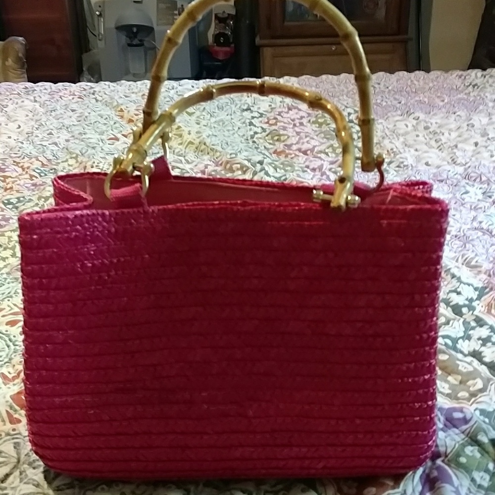 Pink vintage St John's Bay handbag